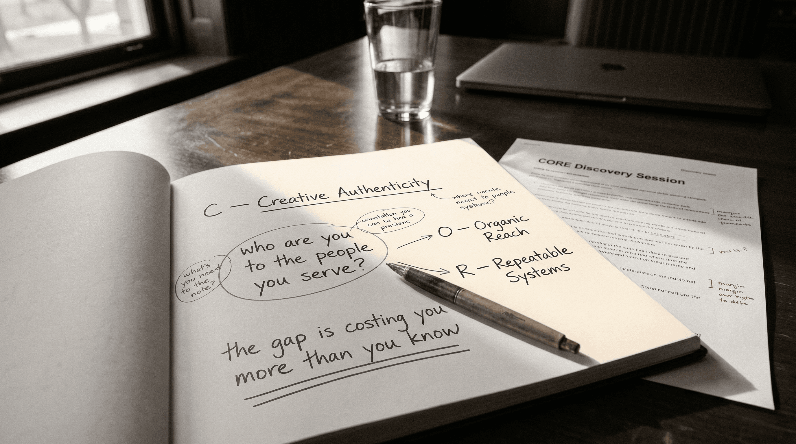 Editorial photograph the framework in application. Strategy session in motion.